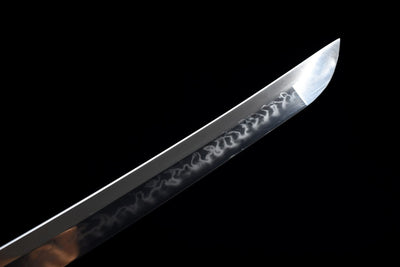 Ōkami 狼 Katana – Wolf, T10 Steel with Hamon, Clan Motif Saya – view 15