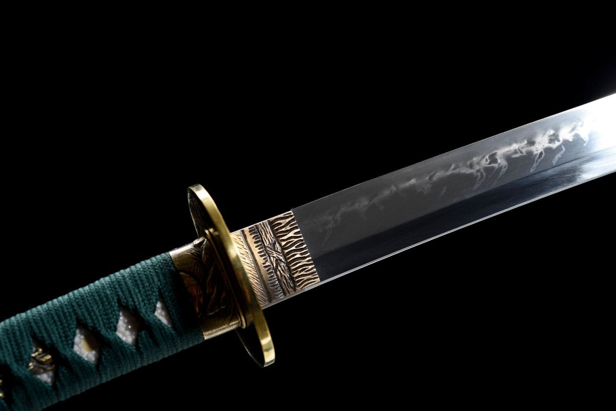 Ōkami 狼 Katana – Wolf, T10 Steel with Hamon, Clan Motif Saya – view 14