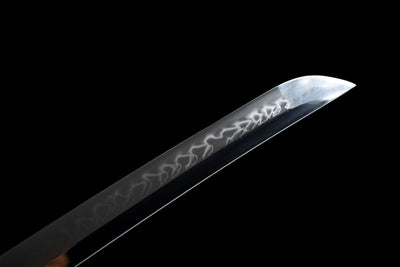 Ōkami 狼 Katana – Wolf, T10 Steel with Hamon, Clan Motif Saya – view 16