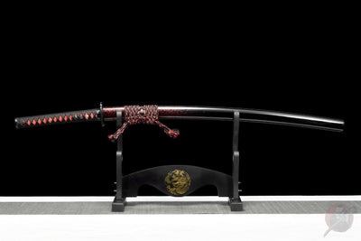 Katana Pimpas ピンパス東京 – T10 Steel, Wavy Hamon – view 2