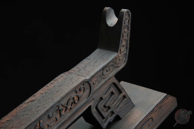 Douu 堂宇 Katana Stand – Carved Beech Wood – view 10
