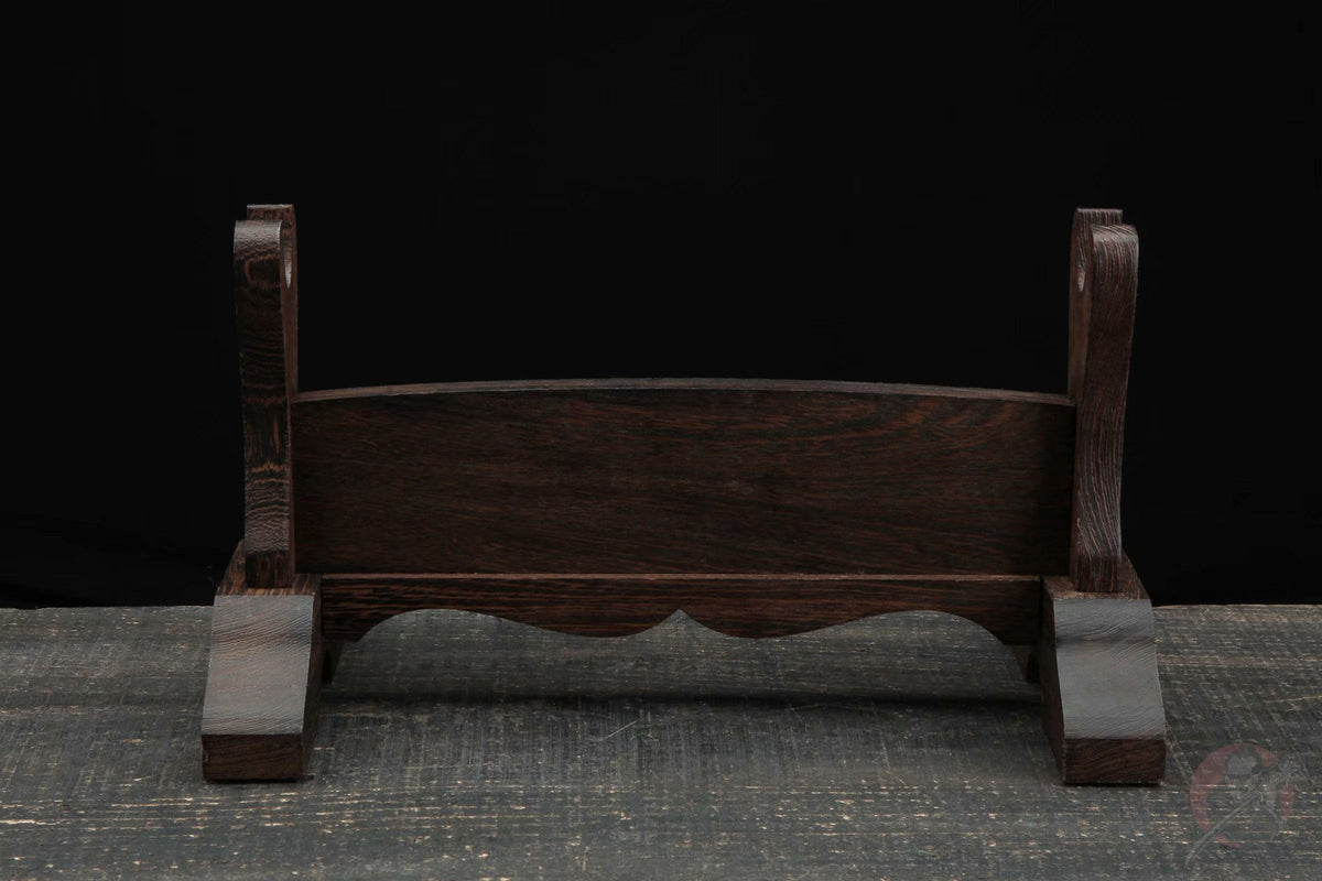 Keshiki 景色 Katana Stand – Carved Rosewood – view 2