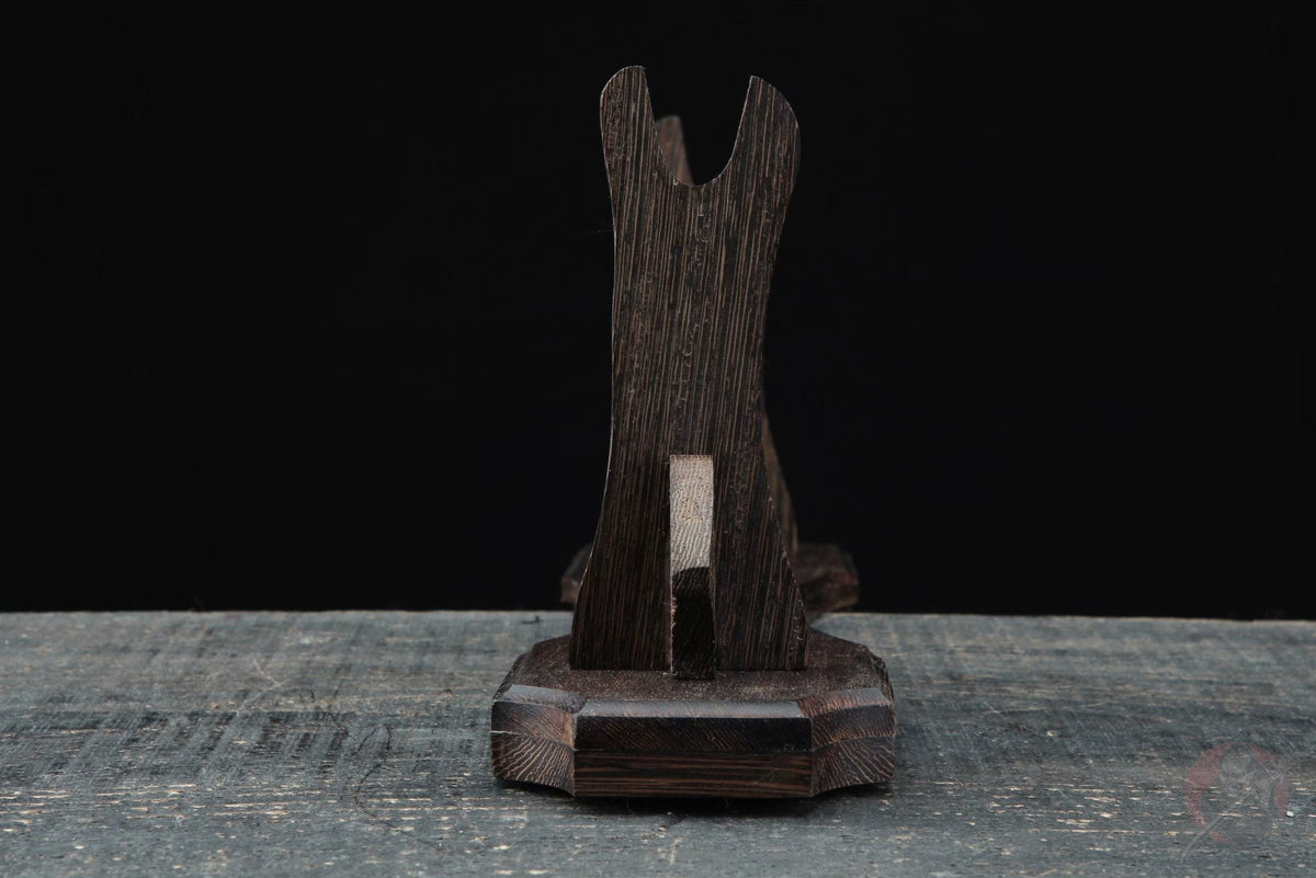 Otera お寺 Katana Stand – Carved Rosewood – view 2