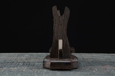 Otera お寺 Katana Stand – Carved Rosewood – view 2