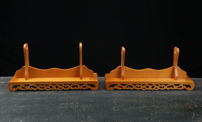 Taiyou 太陽 Katana Stand – Carved Hardwood – view 6