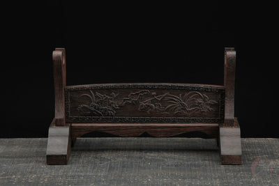 Keshiki 景色 Katana Stand – Carved Rosewood – view 5