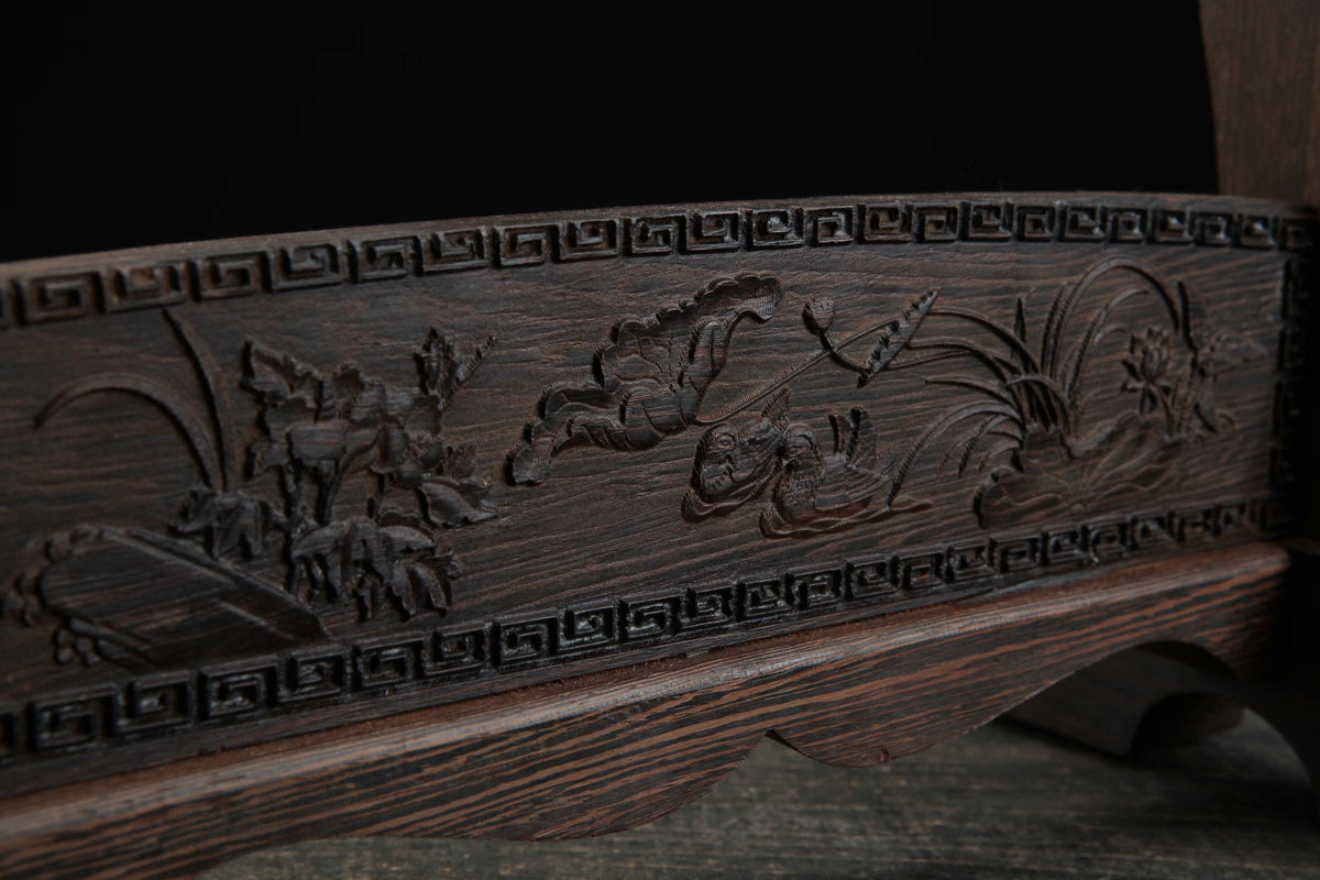 Keshiki 景色 Katana Stand – Carved Rosewood – view 7