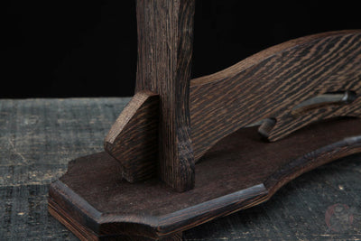 Otera お寺 Katana Stand – Carved Rosewood – view 5