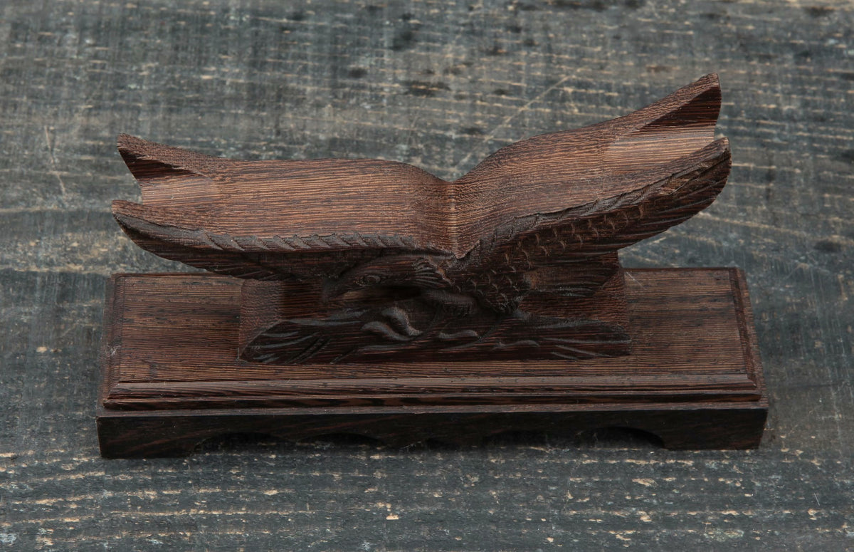 Washi 鷲 Katana Stand – Carved Rosewood – view 6