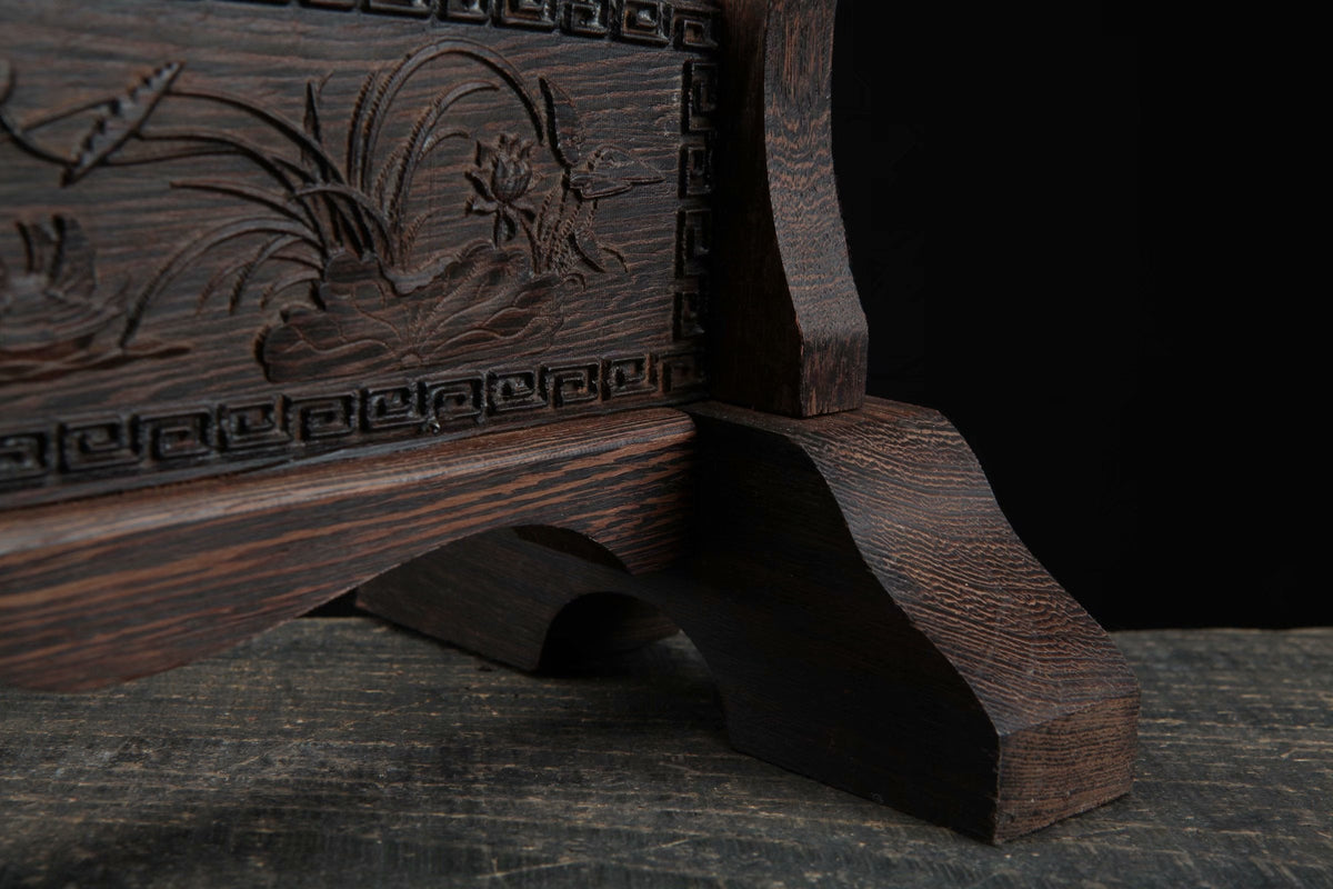 Keshiki 景色 Katana Stand – Carved Rosewood – view 8