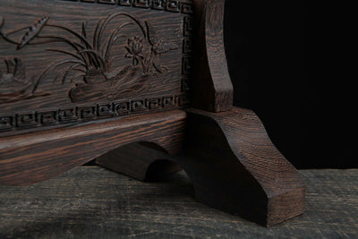 Keshiki 景色 Katana Stand – Carved Rosewood – view 8