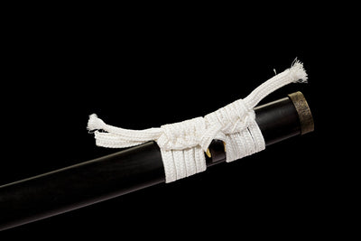 Shirokami 白狼 Katana – White Wolf Tsuba, T10 Steel – view 5