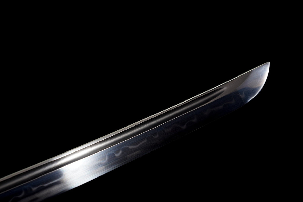 Shirokami 白狼 Katana – White Wolf Tsuba, T10 Steel – view 9