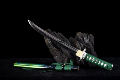 Yoake 夜明け Tanto – T10 Steel with Hamon – view 3