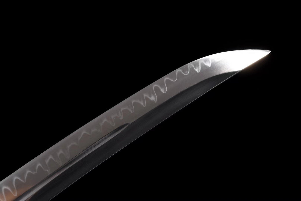 Yoake 夜明け Tanto – T10 Steel with Hamon – view 7