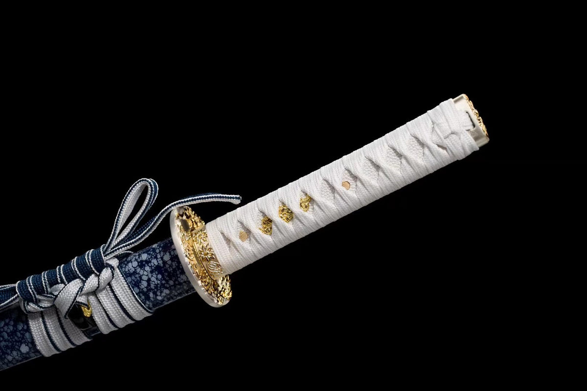Wakizashi Kaiyō 海洋 – T10 Steel with Bo-hi, Ebony Saya – view 8