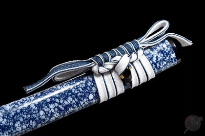 Wakizashi Kaiyō 海洋 – T10 Steel with Bo-hi, Ebony Saya – view 10